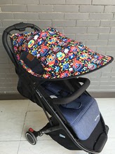 嬰兒推車遮陽棚防紫外線布遮光蓬 寶寶防風雨傘防曬罩通用配件