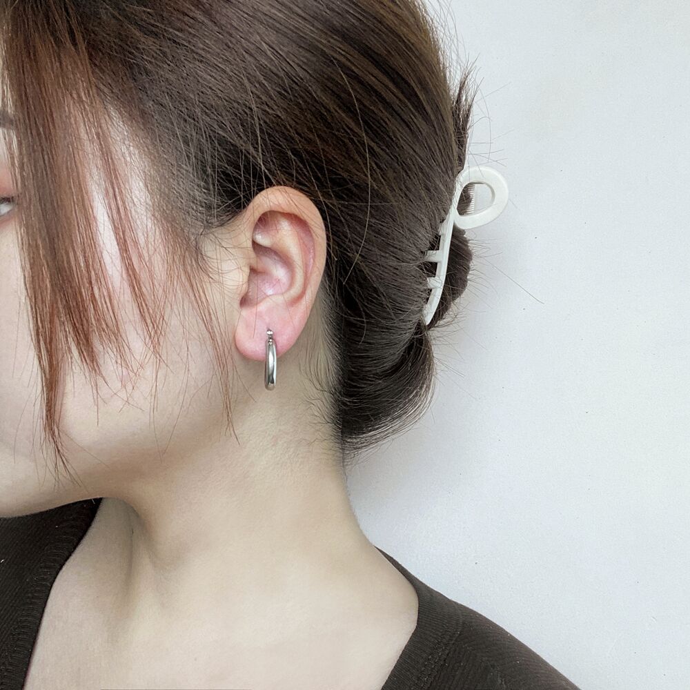 10g Weight PVD Coated Gold Plating Process 304 Stainless Steel Ear Needle Material 1 Pair Simple Style U Shape Plating 304 Stainless Steel 18K Gold Plated Stainless Steel Earrings