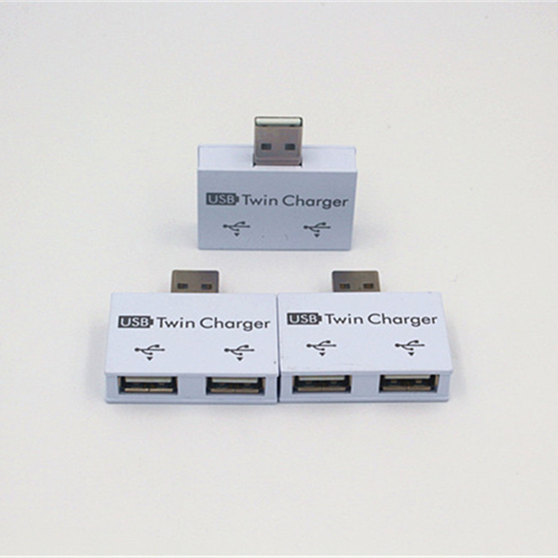 Plus current extender dual USB output charging extender USB one minute two charging interface splitter