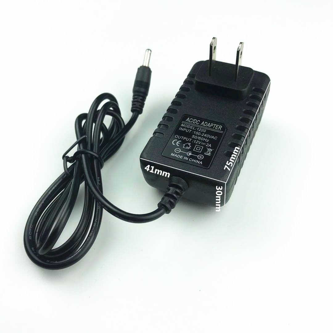 12V2A power adapter, 3.5*1.35mm LED strip for laptop, tablet, network device charger