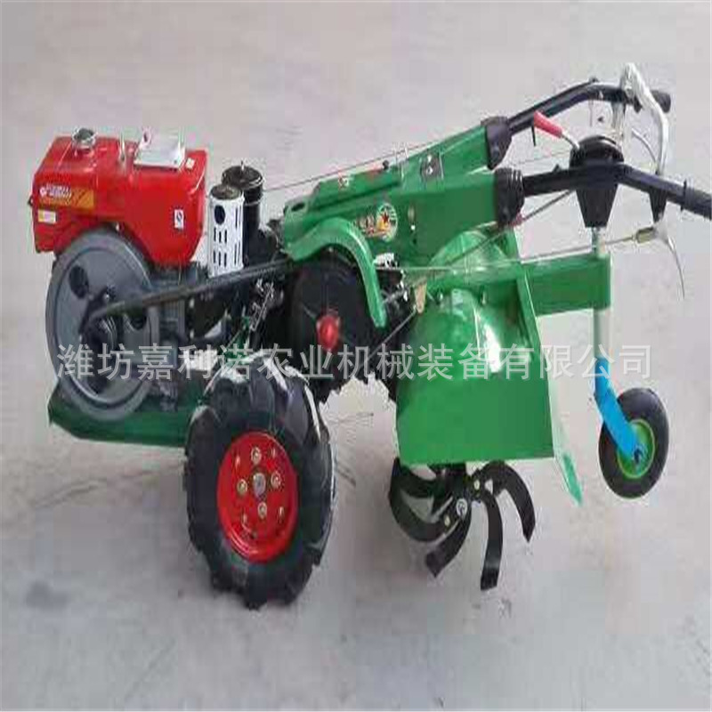 小型农用小型拖拉机柴油手扶拖拉机带电动启动器农用拖拉机