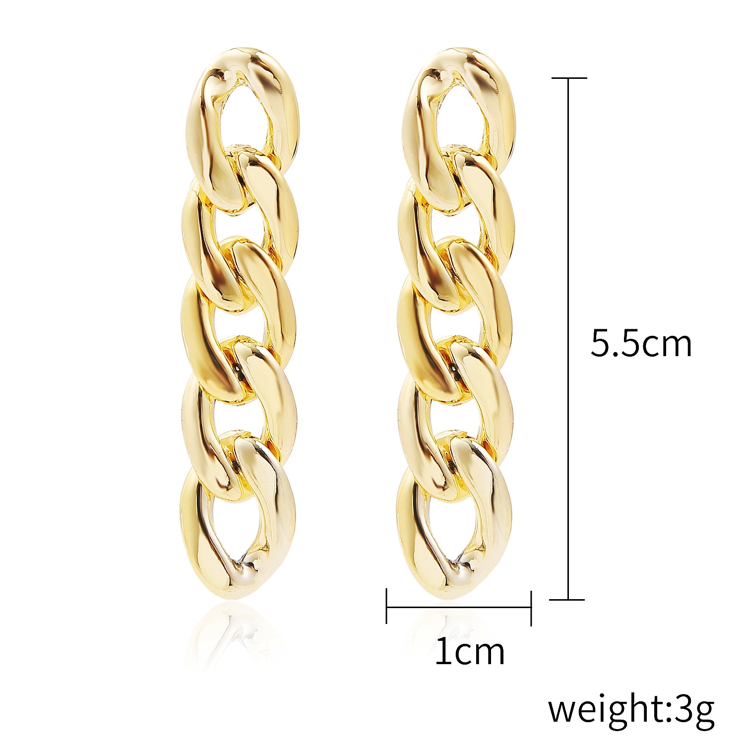 All-match Simple Alloy Earrings display picture 16