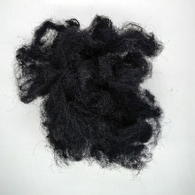 优质黑色 10D65 涤纶短纤 16天包换 无纺 汽车内饰 土工布 毛毡用