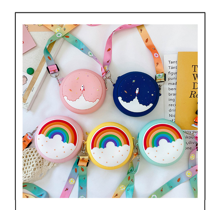 New Cute Rainbow Children's Silicone Coin Purse Wholesale Nihaojewelry display picture 12