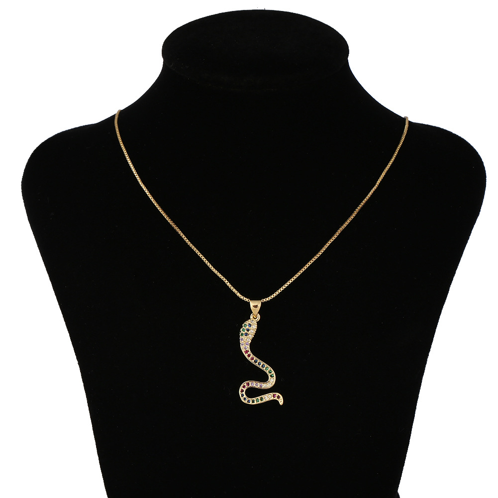 Collar De Serpiente Exagerado De Moda display picture 17