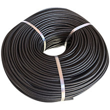 黑色绝缘套管高温套管纤维管硅胶管硅树脂纤维套管自夕管