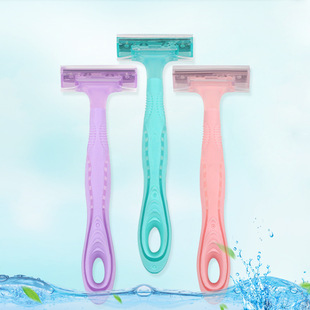 Factory direct sales armpit hair knife blade shaving knife three-layer blade underarm hair remover