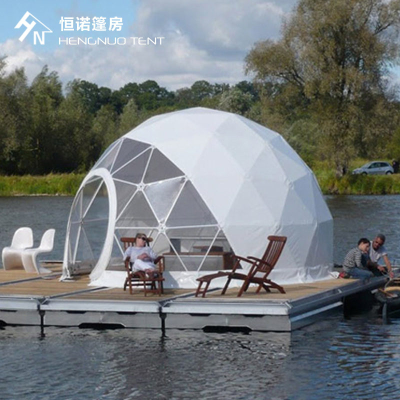 恒诺篷房厂家供应 5米半透明球形帐篷 户外餐厅活动球形 上门安装