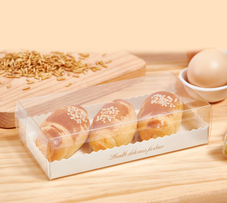 塑料透明蛋糕卷包装盒牛角面包马卡龙雪媚娘泡芙pet烘焙打包盒子