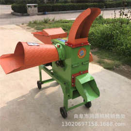 小型铡草粉碎机图片 家用小型铡草机 秸秆粉碎揉丝机价格