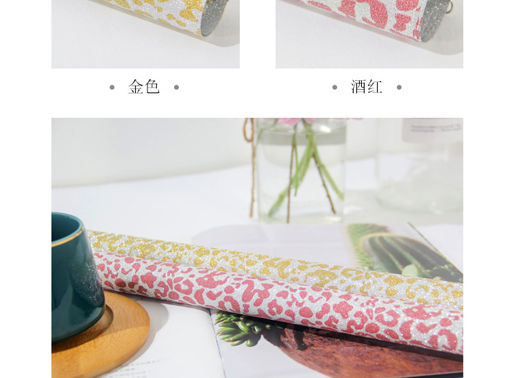 Ruiqu Frosted Leopard Print Flower Shop Flower Art Bouquet packaging materials: Fresh flower wrapping paper 20 pieces per pack, 50*70cm detail image 5