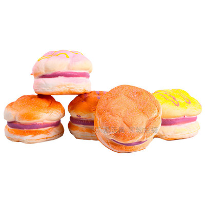 Hot slow rebound Squishy Simulation Bread.Extrusion Decompression Vent Toys Manufactor Handle goods in stock Stock