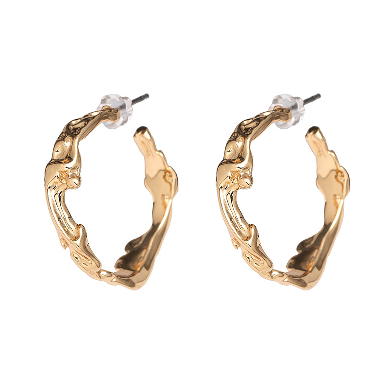 Fashion C Shape Plating Alloy Earrings Ear Studs display picture 4