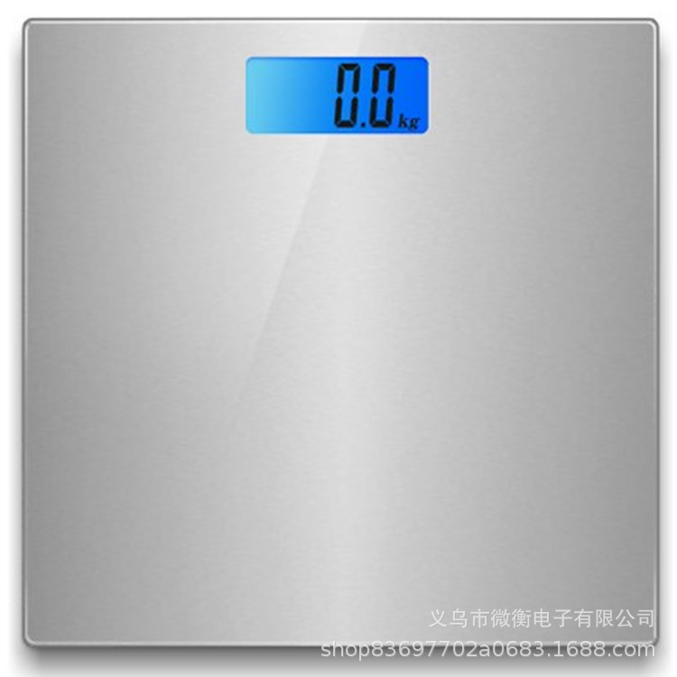 28 * 28 pantalla azul sólida escala electrónica negra escala electrónica de cuerpo humano escala doméstica escala de peso para adultos pesando comercio exterior