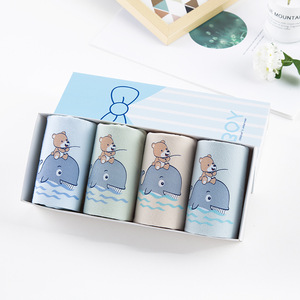 男童内裤 盒装A类纯棉儿童平角裤卡通中小童男孩宝宝内裤厂家直销