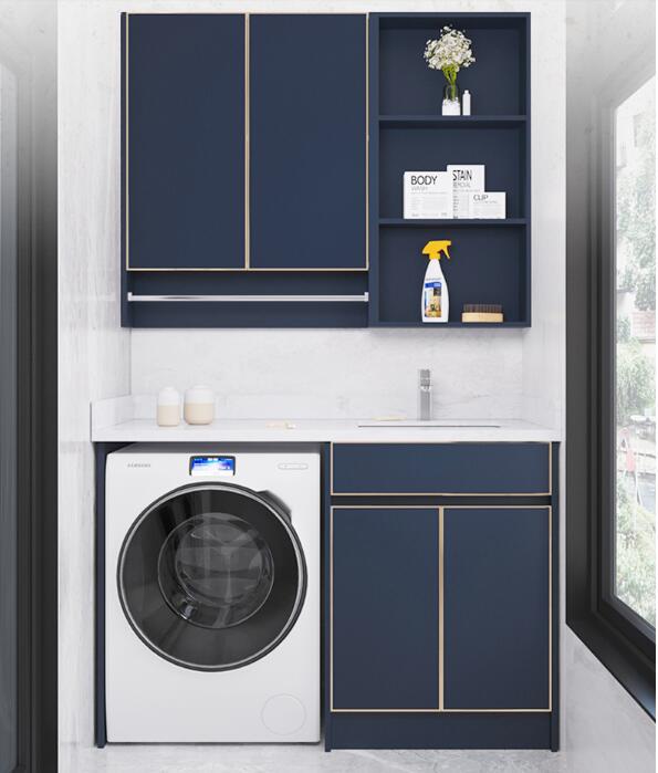 厂家直销非标定制阳台吊柜洗衣机柜防晒防开裂不锈钢户外柜子|ru