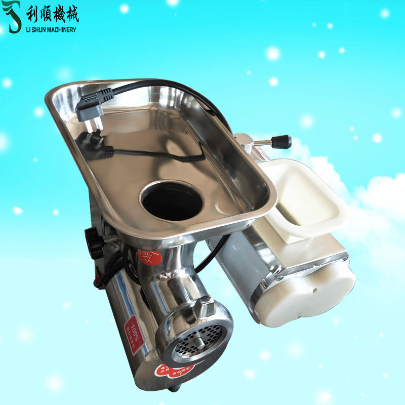 新款大功率绞切机 多款鲜肉自动绞切片丝馅 商用不锈钢绞切机