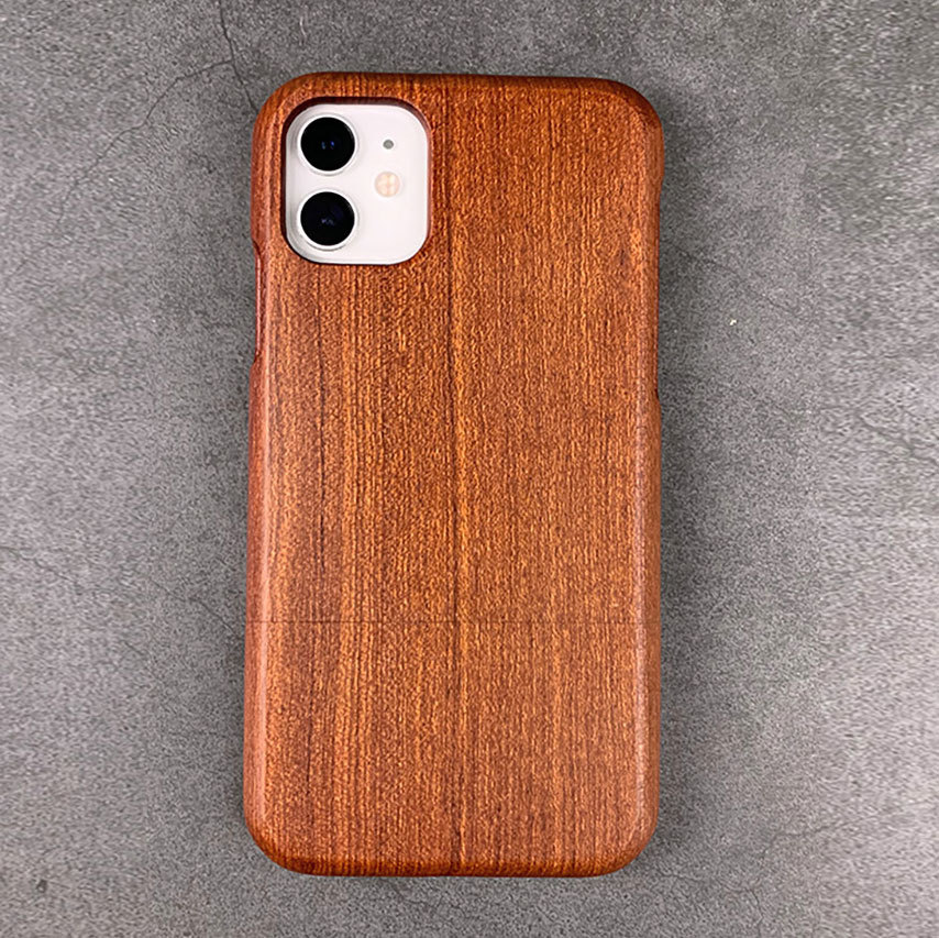 iPhone11实木手机壳苹果11promax卡扣竹木厂家批发 定制图案适用|ms