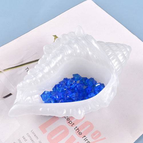 Poppy diy crystal glue mold creative conch storage box silicone mold manufacturer wholesale