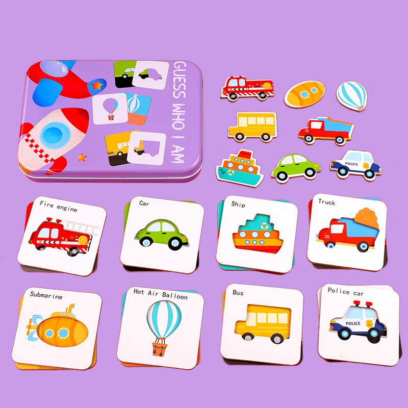 Pequeño pájaro migratorio adivinar quién soy divertido rompecabezas a juego 0,27 niños educación temprana cognitiva tráfico animal juguete a juego