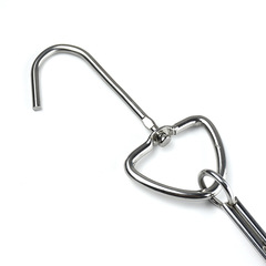 不鏽鋼北京烤鴨環鈎子 加粗烤雞鴨鵝吊鈎 脆皮燒鴨雙鈎燒烤鈎