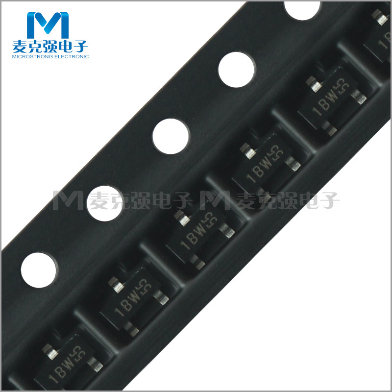 原装贴片三极管BC846B SOT-23丝印1BW 晶体100mA/65V