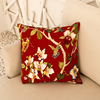 New Chinese print Titani mahogany sofa pillow pillow sleeve Chinese style furniture tea art room waist pillow pillow pillow pillow spot