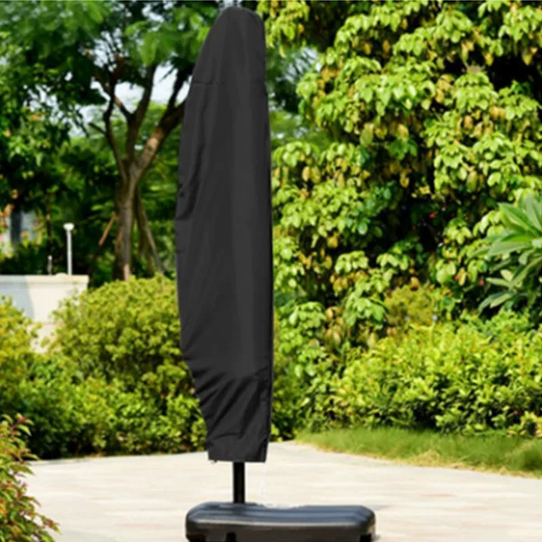Spot AliExpress ebay Amazon hot sale outdoor umbrella cover black PARASOLCOVER waterproof case sunscreen