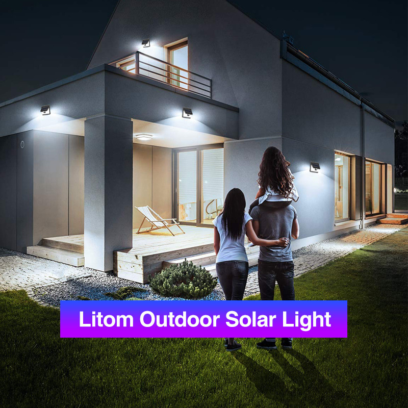Transfronterizo 40led lámpara de pared solar impermeable Cuerpo Humano lámpara de inducción al aire libre paisaje patio iluminación del hogar lámpara de calle