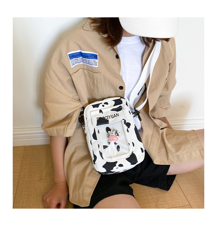 Moda Coreana Nueva Creativa Linda Muñeca Transparente Bolsa De Mensajero Bolsa De Lona Suave Al Por Mayor display picture 11