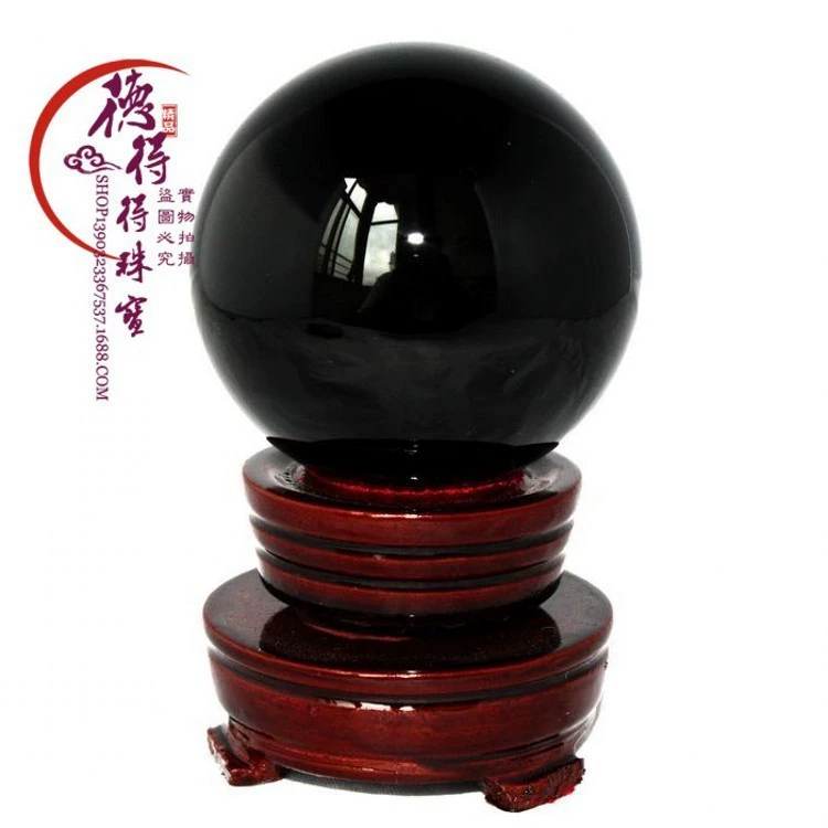 Оптовый источник натуральных obsidian шаров Crystal шар дом офис ювелирный нефрит шар