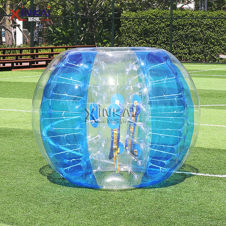 定制趣味运动充气碰碰球 彩色泡泡足球网红撞撞球 加厚草地碰撞球