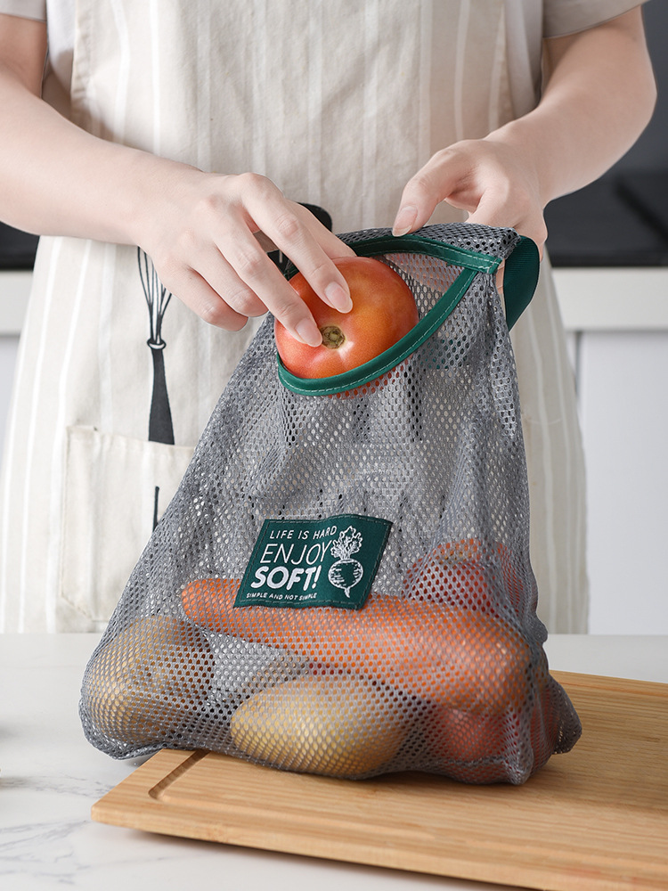 kitchen ginger Onion Fruits and vegetables Hollow ventilation Storage Hanging bag Hanging type wall Garlic Storage Bag