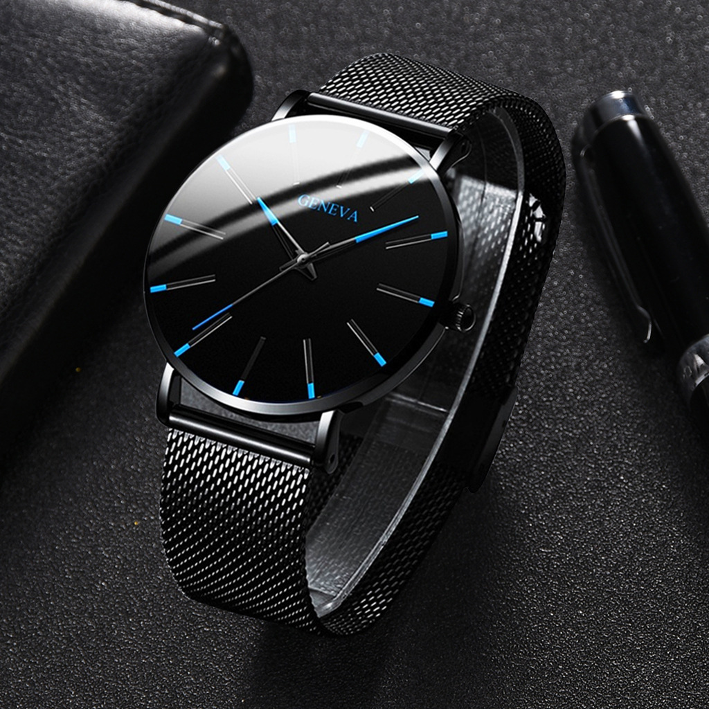 Casual Letter Buckle Quartz Men's Watches display picture 1