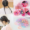 Children's multicoloured cartoon hair rope, hair accessory girl's