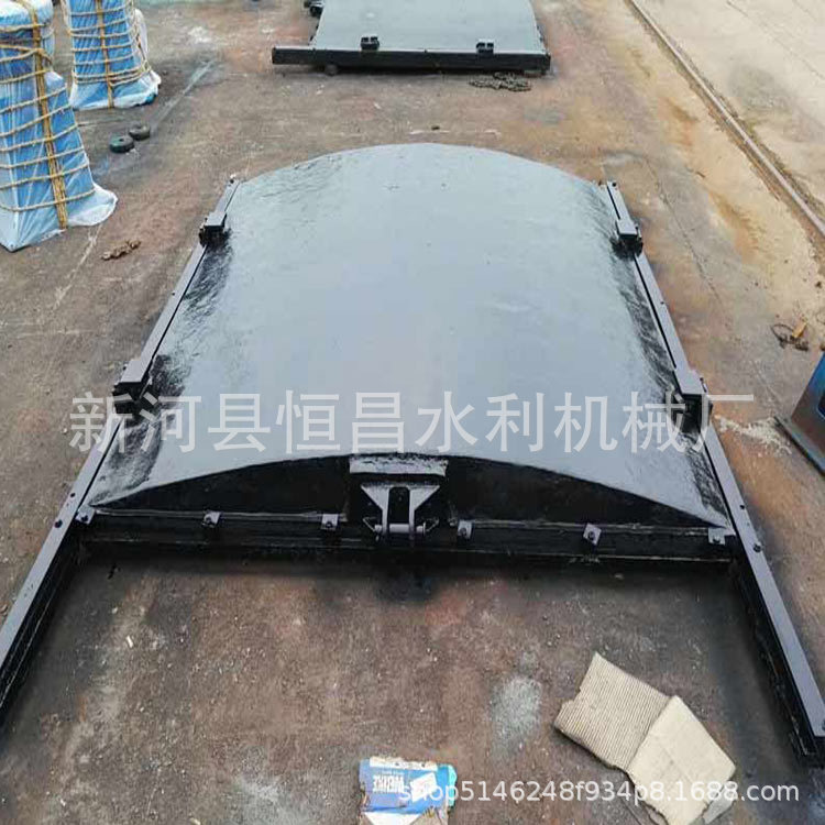启闭机闸门SPZ-C双向止水平面铸铁滑动闸门 PGZ平面拱形铸铁闸门
