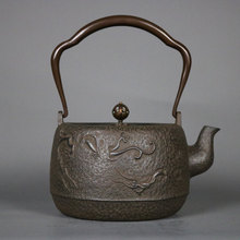铁壶 蜡模手工壶一体成型 铸铁壶无涂层一件代发老铁壶烧水泡茶壶