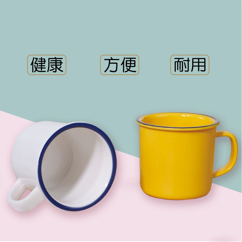 Children's tableware with glass for kindergarten, fall protection