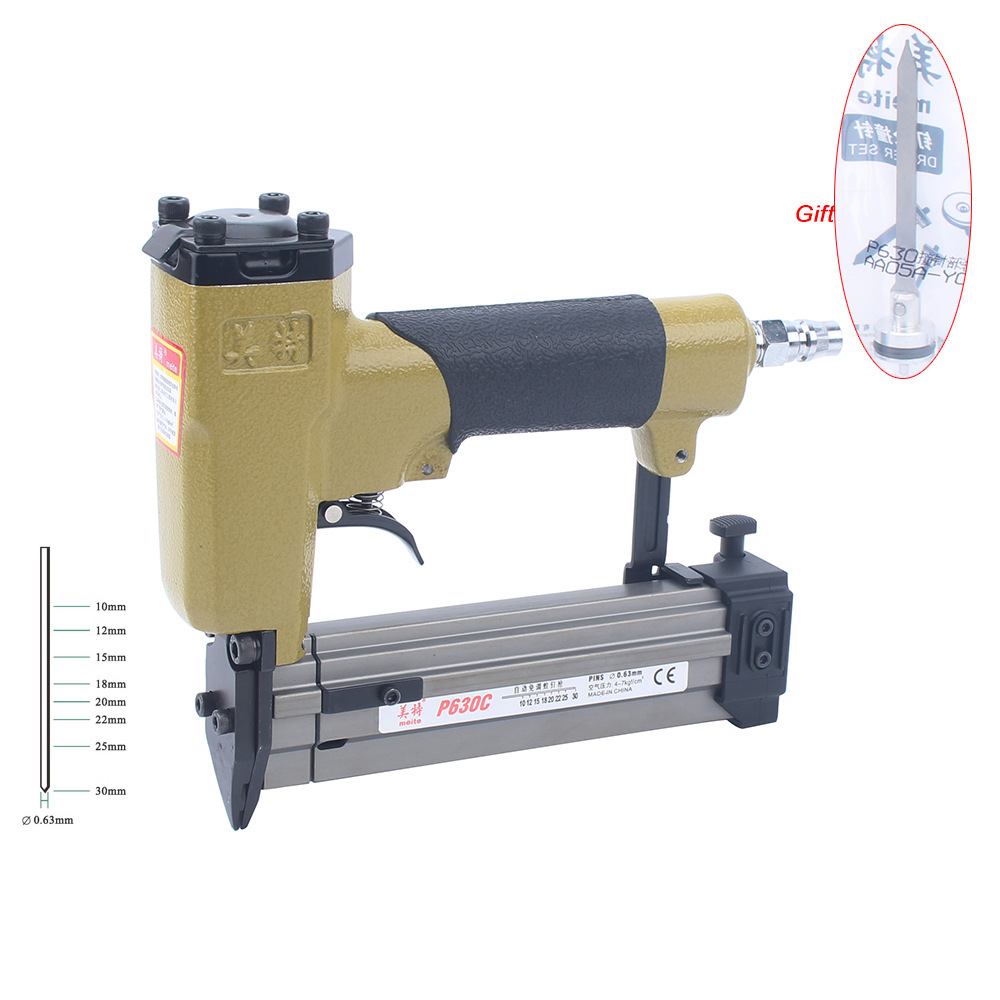 美特P630C气动蚊钉枪 P630C全自动免调式 10-30mm蚊针枪