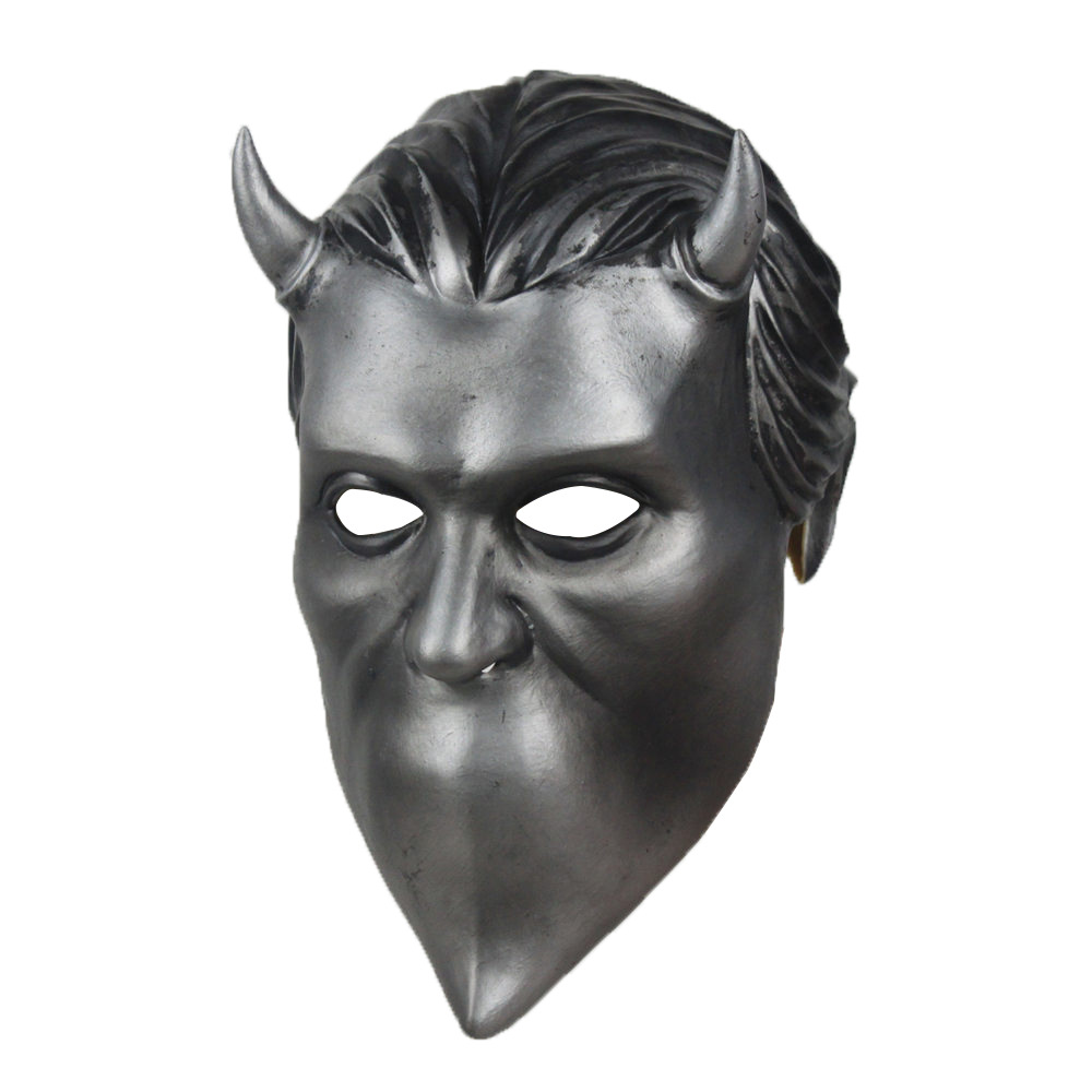Halloween Make-Up Ball Terror Unbekannt Ghoul Band Maske Cosplay Latex Party Dress Up Kopfbedeckung_voghion.com