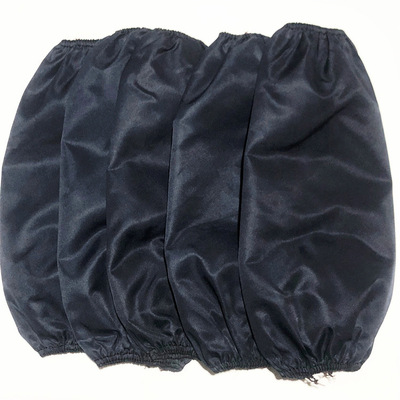 雙針藍布成人廚房保潔袖套工人防塵勞保護袖耐髒家務保潔套袖批發