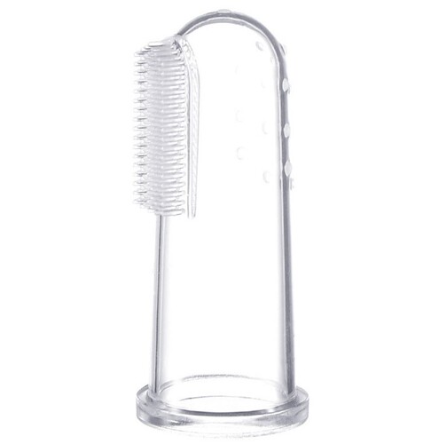 Infant thumb toothbrush, baby silicone latex toothbrush, finger toothbrush, baby tongue cleaning brush box