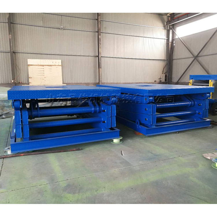 四柱式汽车升降平台 垂直液压汽车升降车库 停车场汽车输送设备