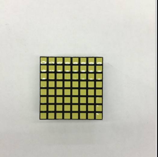 3MM 8*8白色方格点阵模块白光 共阴1288AW共阳1288BW 31.7*31.7MM