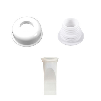 Three-piece set of kitchen sewer anti-odor cover sealing ring silicone washing machine drain pipe anti-spill and anti-return water smell