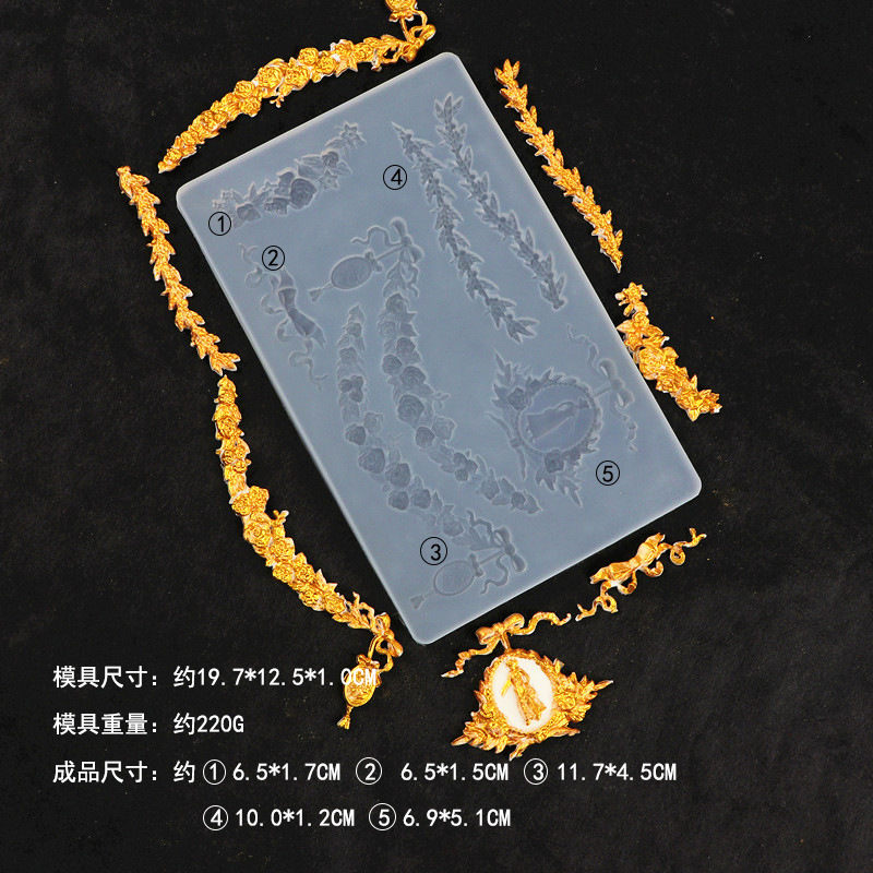 Estilo europeo en relieve molde de silicona fondant decoración de la boda herramienta de molienda para hornear ritmo seco molde de chocolate molde de la torta