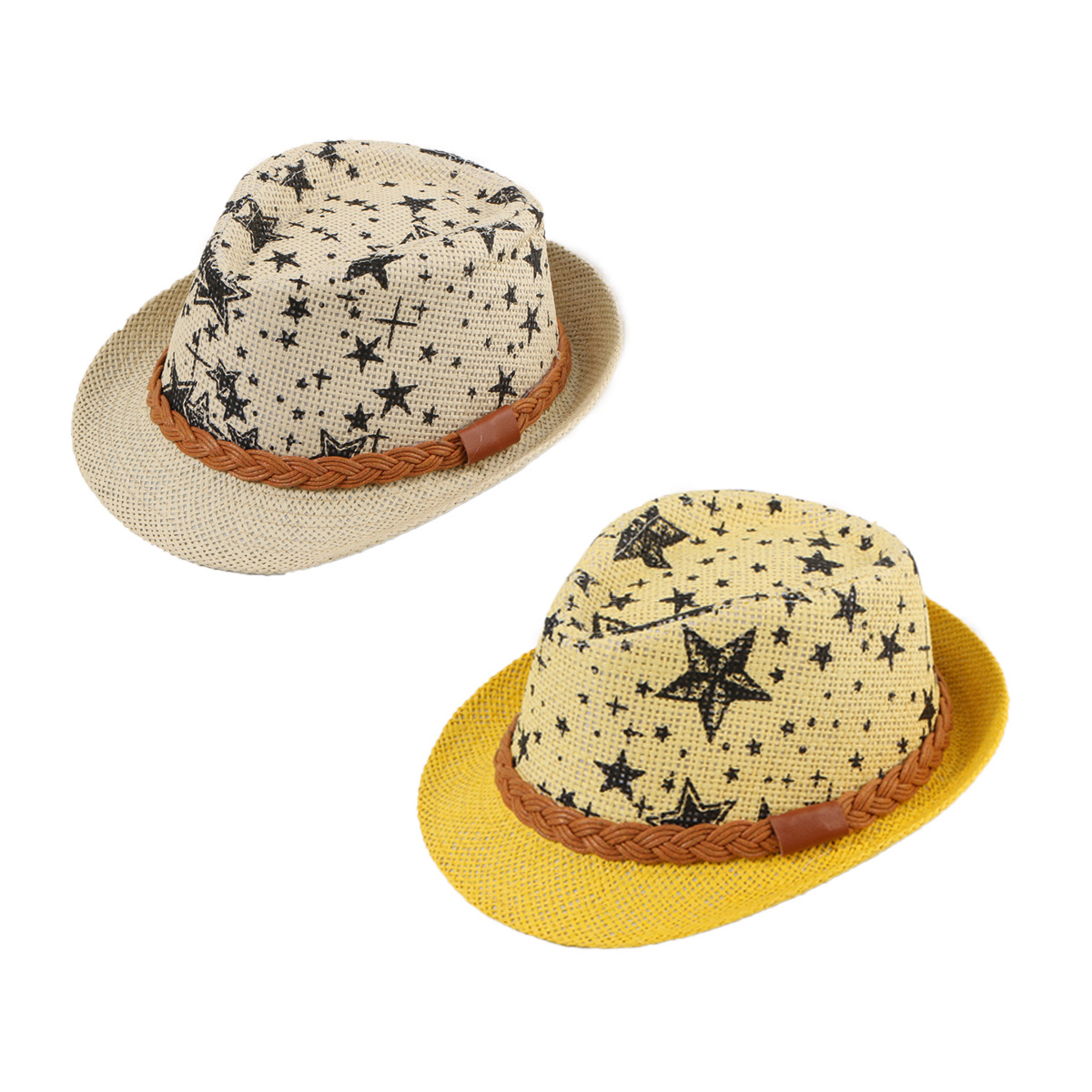 Pentagram Jazz Top Sun Hat Western Cowboy Straw Hat Out Sun Hat Wholesale Nihaojewelry display picture 17