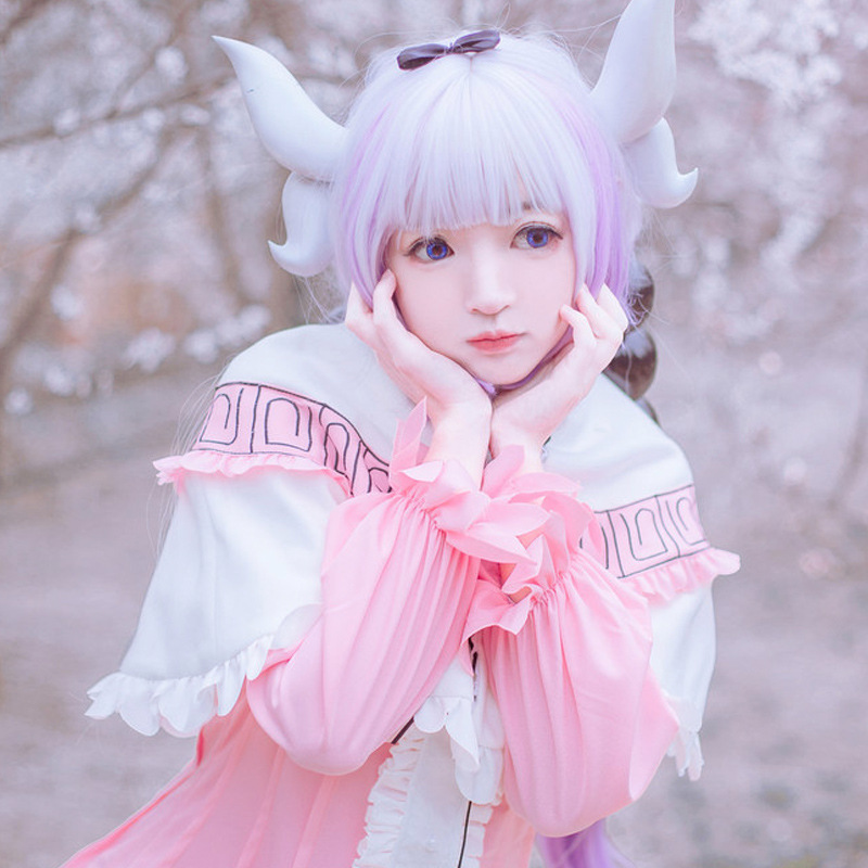 小林家的龙女仆康娜康纳cos假发动漫cosplay假毛服装全套套装-阿里巴巴