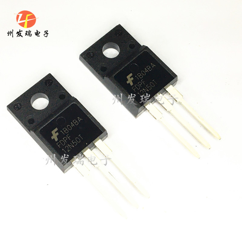 全新原装FDPF12N50T  N通道晶体管  500V  11.5A  TO-220F