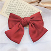 Elegant retro hairgrip with bow, hair accessory, french style